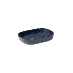 Serax Merci diep bord rechthoekig no 7 M zandsteen 14,5 x 10,5 x 3 cm grijsblauw