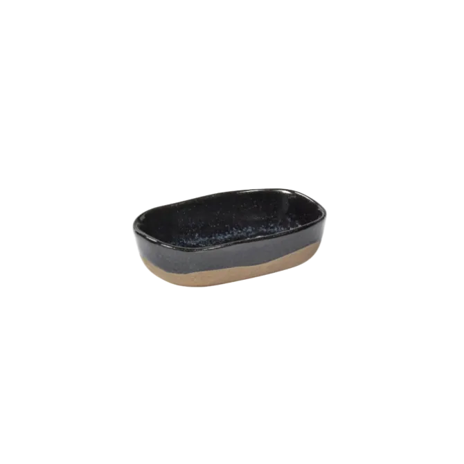 Serax Merci diep bord 9,8 x 6,5 cm h 2,5 cm donkerblauw