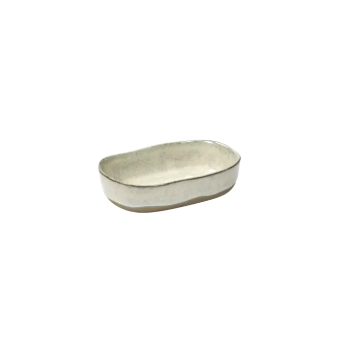 Serax Merci diep bord 9,8 x 6,5 cm h 2,5 cm gebroken wit