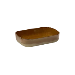 Serax Merci extra diep bord 23 x 15 cm h 5 cm oker/bruin