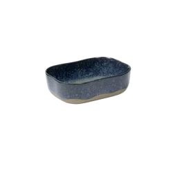 Serax Merci schaal rechthoekig no 6 M zandsteen 14,5 x 10,5 x 4,5 cm grijsblauw