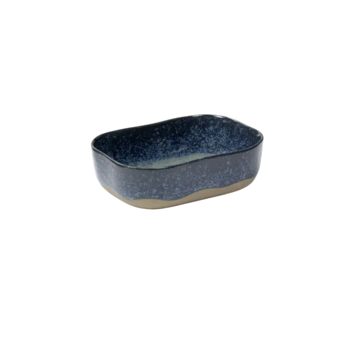 Serax Merci schaal rechthoekig no 6 M zandsteen 14,5 x 10,5 x 4,5 cm grijsblauw