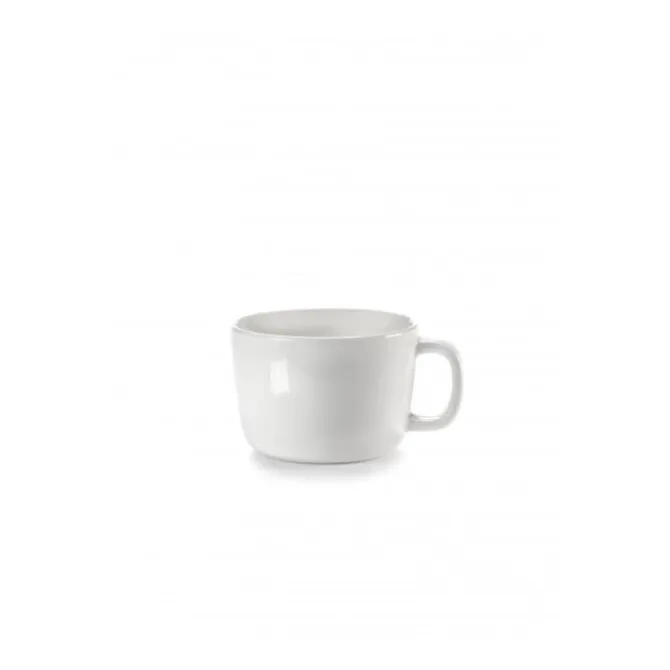 Serax Passe-Partout cappuccinokop met oor 200 ml ø 8,5 cm h 6 cm porselein glanzend wit