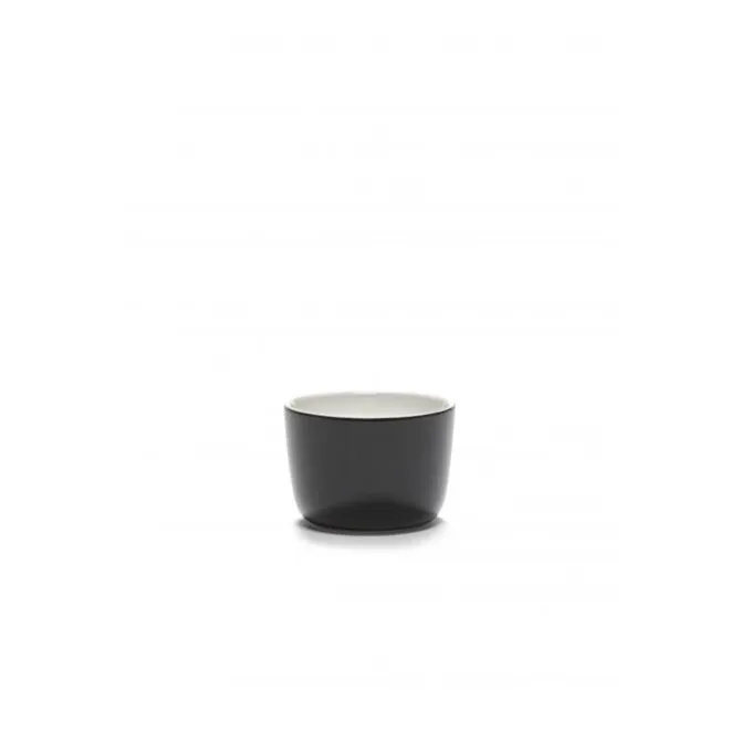 Serax Passe-Partout cappuccinokop zonder oor 200 ml ø 8,5 cm h 6 cm porselein glanzend zwart