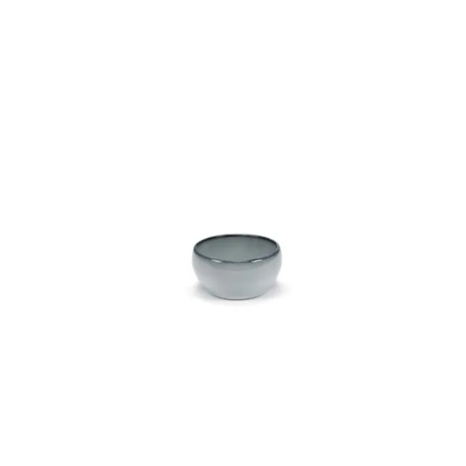 Serax Pure kom S ø 9 cm keramiek Blue Glazed