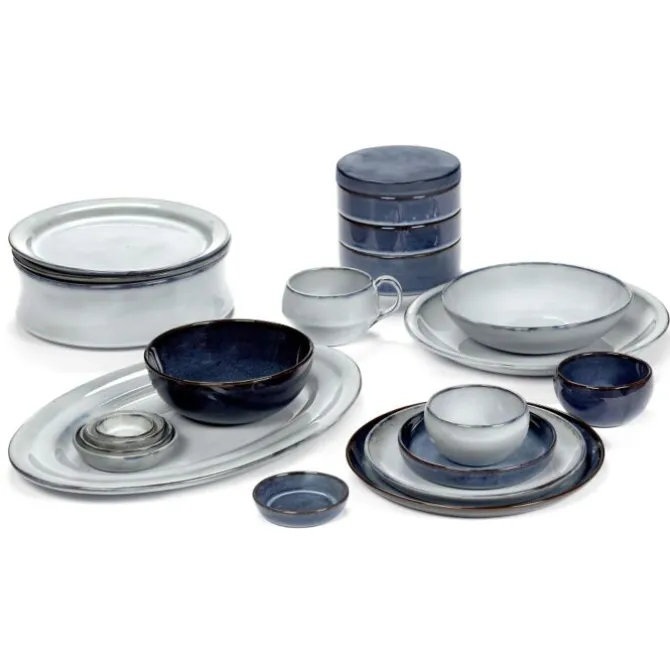 Serax Pure mini kom XS ø 5,5 cm keramiek Blue Glazed