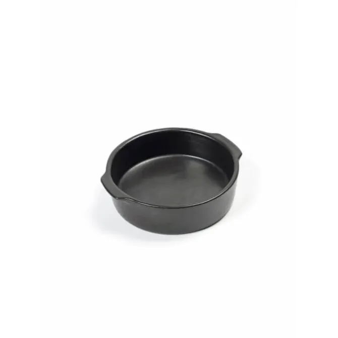 Serax Pure ovenschaal ø 16 cm aardewerk zwart