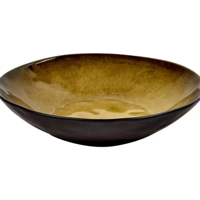 Serax Pure schaal rond ø 26 cm keramiek groen