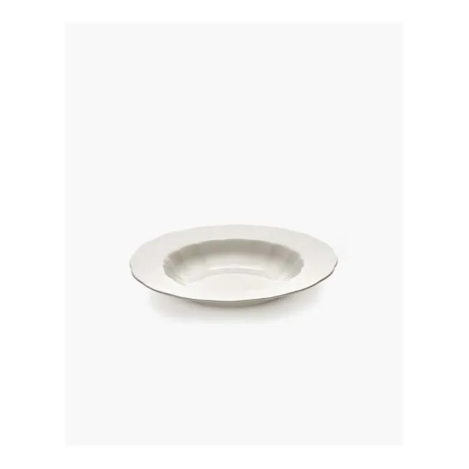 Serax Silhouette hoog bord L ø 27 cm wit
