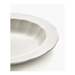 Serax Silhouette hoog bord M ø 23,7 cm wit