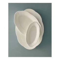 Serax Silhouette hoog ovaal bord S 18,5 x 10 cm wit