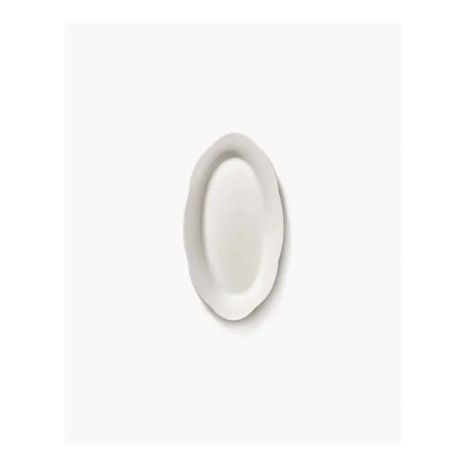 Serax Silhouette hoog ovaal bord S 18,5 x 10 cm wit