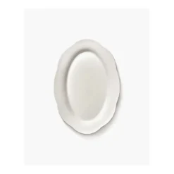 Serax Silhouette hoog ovaal bord L 30 x 21 cm wit