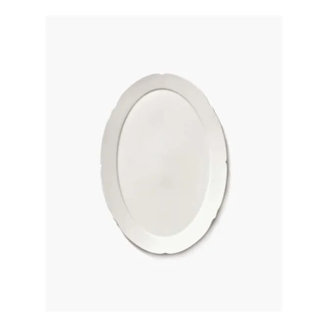 Serax Silhouette ovaal bord L 30 x 21 cm wit
