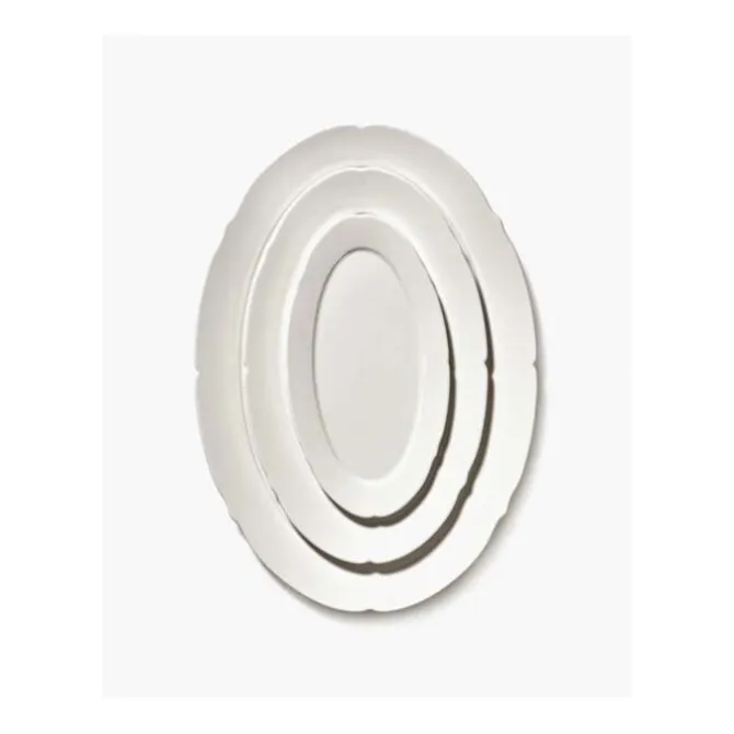 Serax Silhouette ovaal bord M 24,5 x 15 cm wit