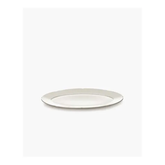 Serax Silhouette ovaal bord M 24,5 x 15 cm wit