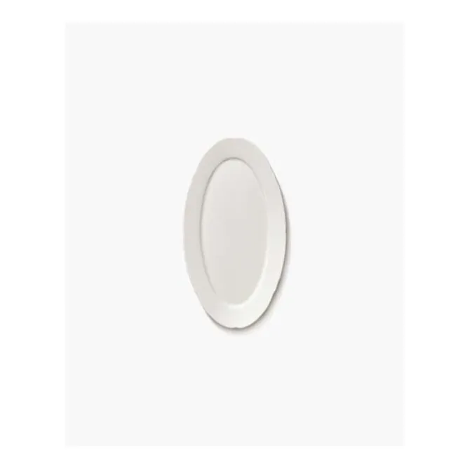 Serax Silhouette ovaal bord S 18,5 x 10 cm wit