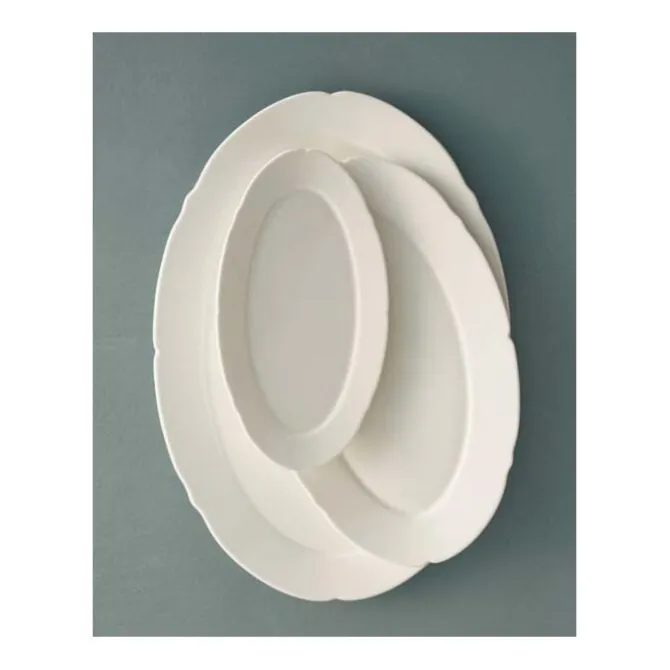 Serax Silhouette ovaal bord S 18,5 x 10 cm wit