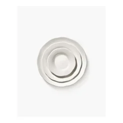 Serax Silhouette side plate hoog L ø 18,5 cm wit