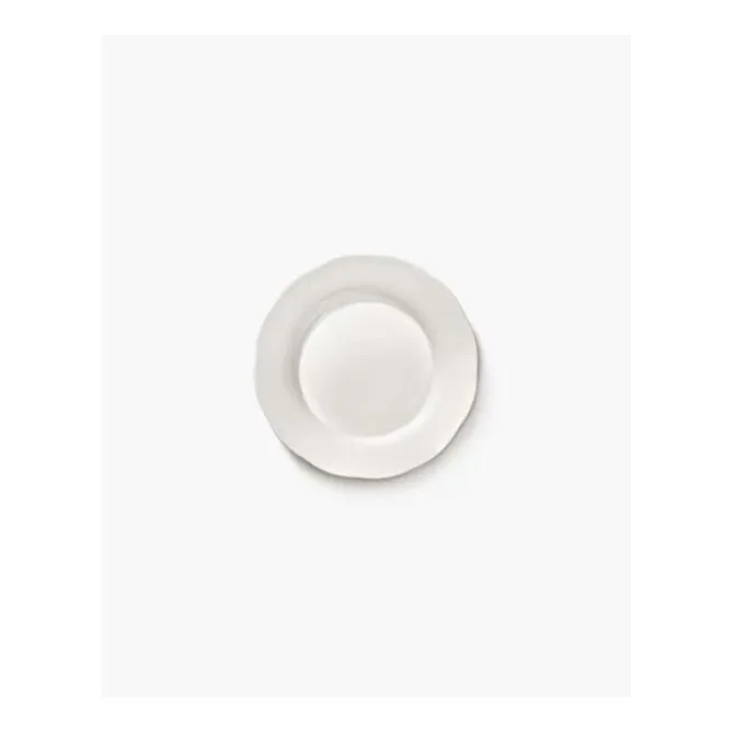 Serax Silhouette side plate hoog L ø 18,5 cm wit