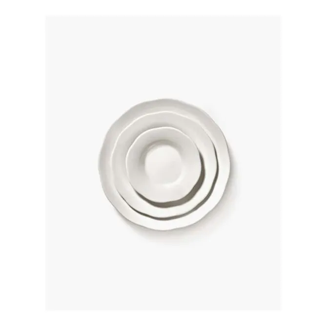Serax Silhouette side plate hoog S ø 10,5 cm wit