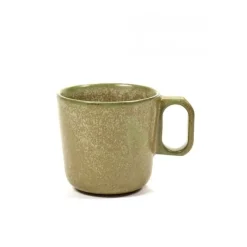 Serax Surface by Sergio Herman kop 300 ml aardewerk camogreen