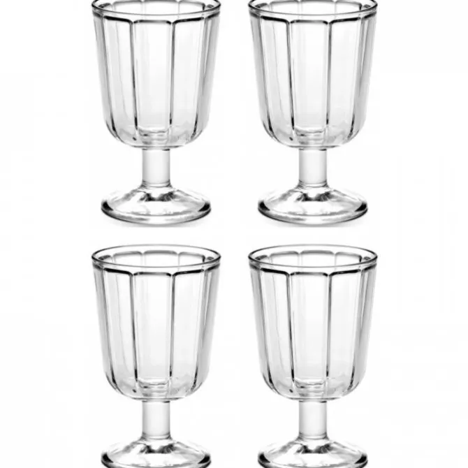 Serax Surface by Sergio Herman witte wijnglas ø 7,5 cm glas 4-delig