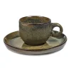 Serax Surface by Sergio Herman espressokop met schotel 100 ml Indi Grey