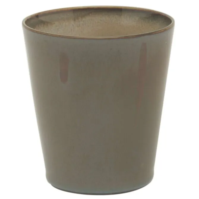 Serax Terres de Rêves beker conisch 340 ml ø 8,5 cm stoneware smokey blue