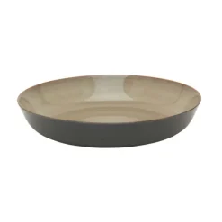 Serax Terres de Rêves schaal rond ø 21 stoneware misty grey - donkerblauw
