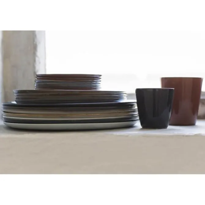 Serax Terres de Rêves schaal rond ø 21 stoneware rust - smokey blue