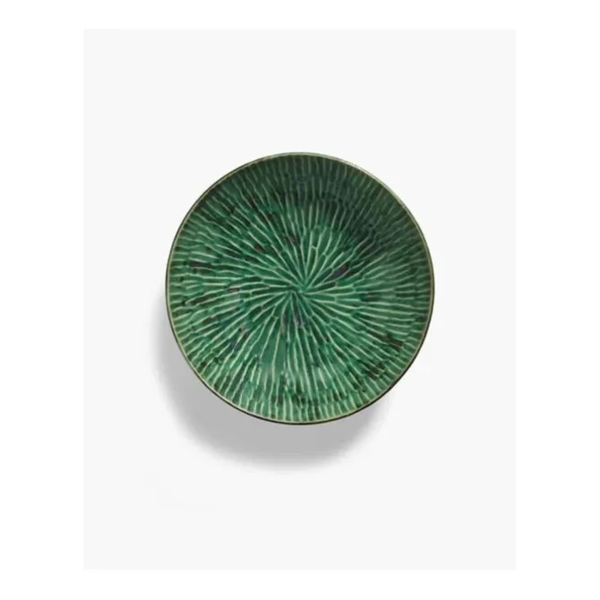 Serax Verde Lanza saladeschaal ø 30 cm aardewerk groen