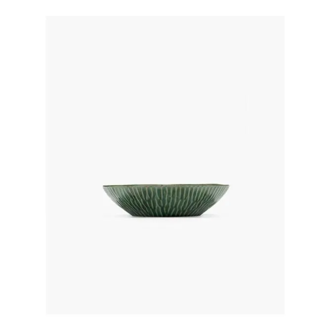 Serax Verde Lanza serveerschaal M ø 26 cm aardewerk groen