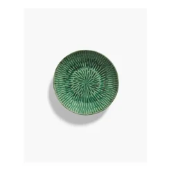 Serax Verde Lanza serveerschaal M ø 26 cm aardewerk groen