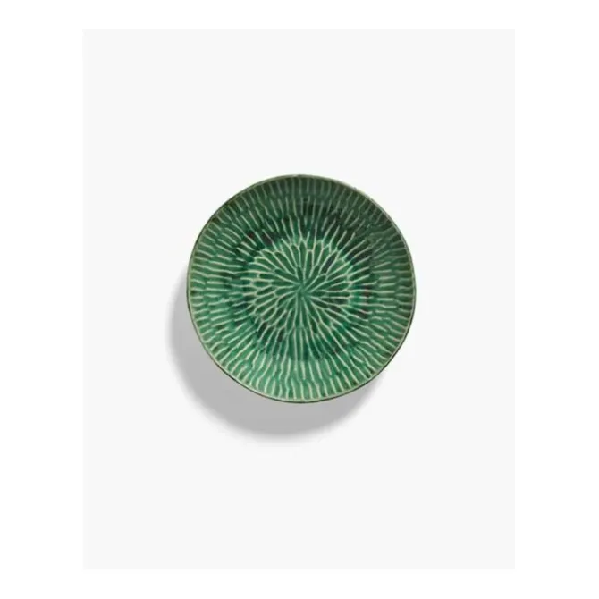 Serax Verde Lanza serveerschaal M ø 26 cm aardewerk groen