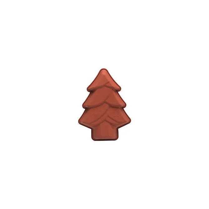 Silikomart bakvorm kerstboom 1,05 liter silicone bruin