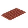 Silikomart bakvorm 30 mini bûche vormen 4,4 x 1,8 cm silicon