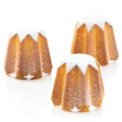 Silikomart bakvorm 6 pandoro ø 7,5 cm siliconen goud