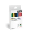Silikomart decoratiepennen verschillende kleuren 6-delig