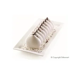 Silikomart 3Design Meringa bakvorm 25 x 9 cm silicone grijs