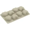 Silikomart 3Design Mini Cuoricino bakvorm 6,5 x 6,3 cm silicone grijs