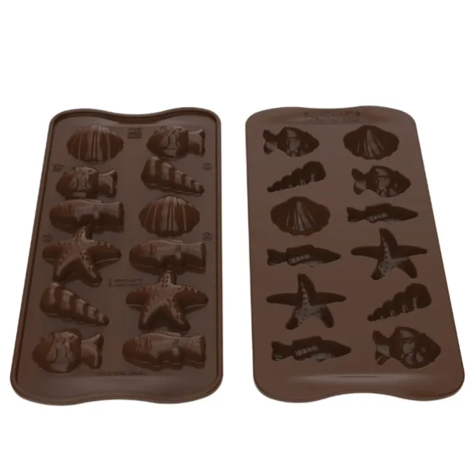 Silikomart EasyChoc Choco Friture bonbonvorm silicone bruin