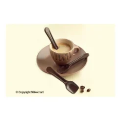 Silikomart EasyChoc Choco Spoons 21 cm silicone bruin