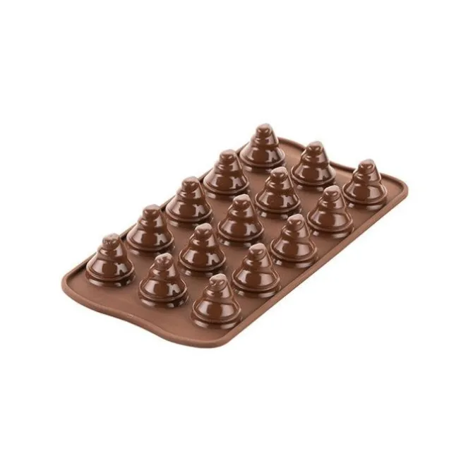 Silikomart EasyChoc Choco Trees bonbonvorm 15 dennenbomen Extra
