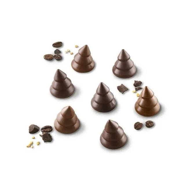 Silikomart EasyChoc Choco Trees bonbonvorm 15 dennenbomen Extra