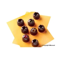 Silikomart EasyChoc Imperial bonbonvom 15 halve bollen ø 2,8