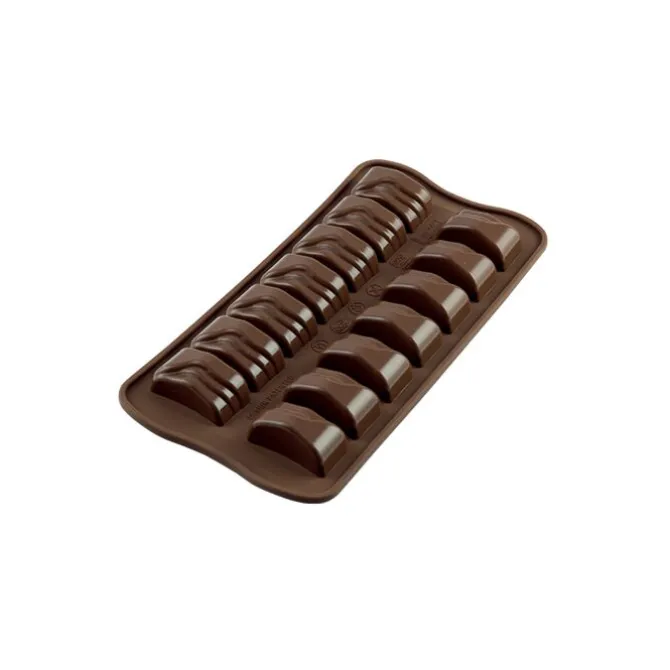 Silikomart EasyChoc Jack bonbonvorm siliconen bruin