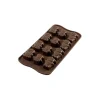 Silikomart EasyChoc Robochoc 21 cm silicone bruin
