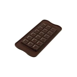 Silikomart EasyChoc Tablette Choco Bar 15,5 x 8 cm silicone bruin
