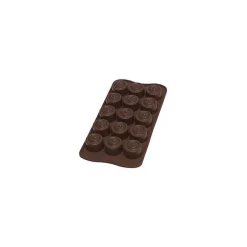 Silikomart EasyChoc Vertigo bonbonvorm 15 cilinders ø 2,8 cm